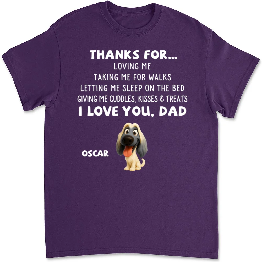 Thanks For Things You Do Pet - Personalized Custom Unisex T-shirt - Image 9