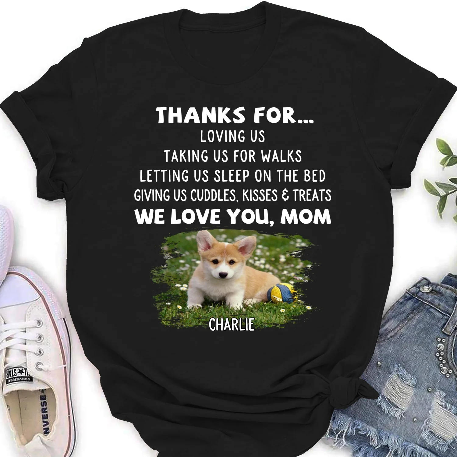Thanks For Things You Do Pet Photo - Personalized Custom Women's T-shirt - Image 3