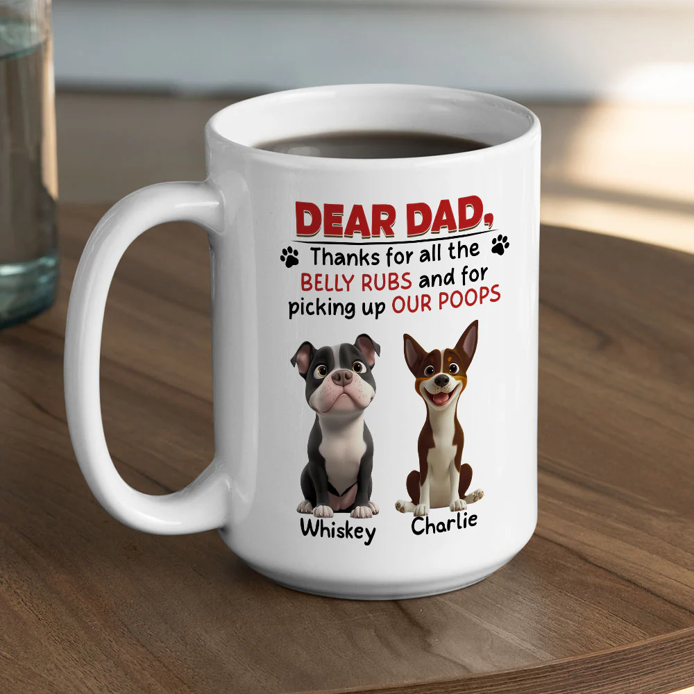 Thanks Mommy - Personalized Custom Coffee Mug - Image 4