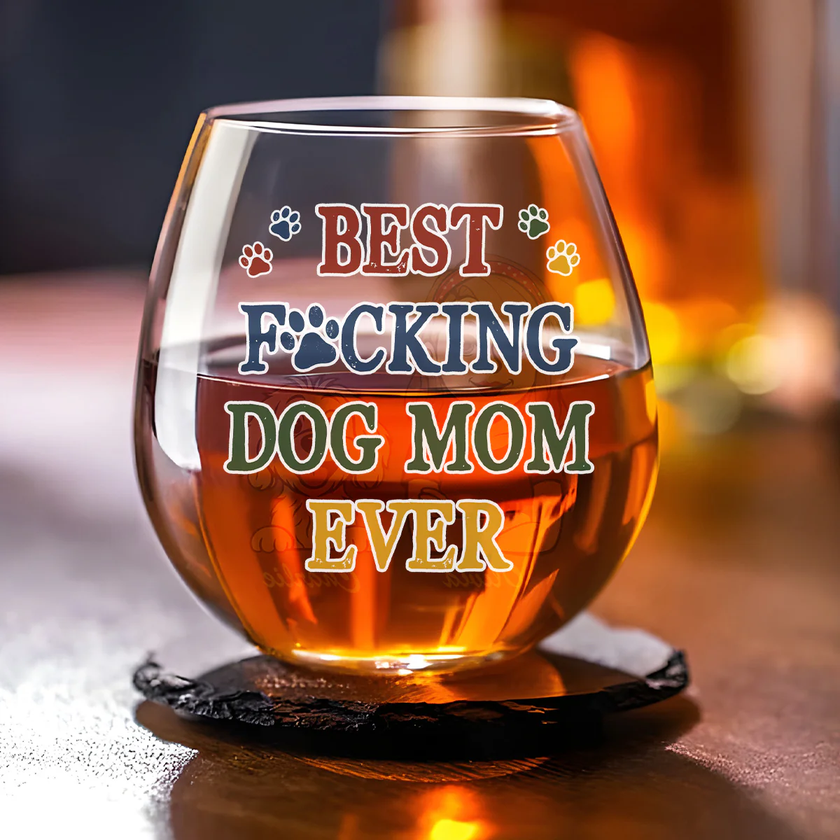 The Best I Know - Personalized Custom Wine Glass - Image 4