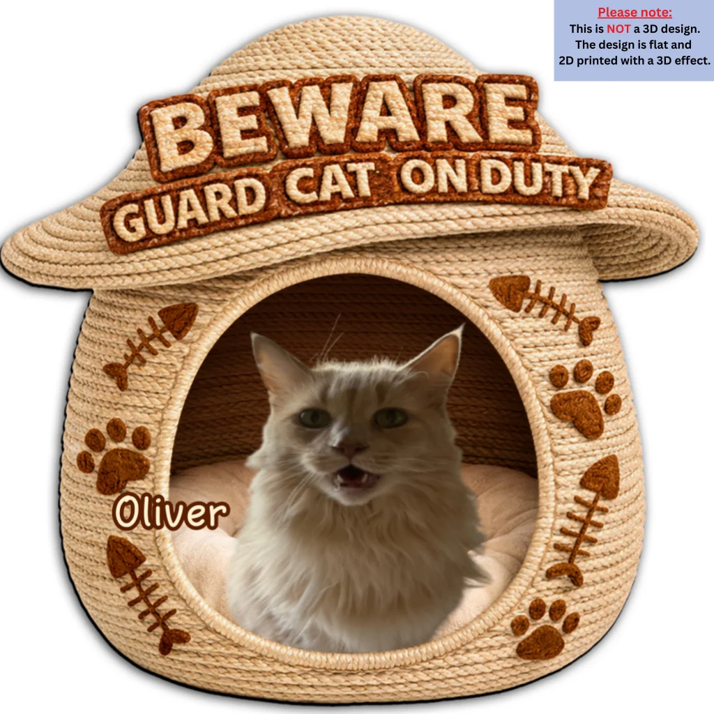 The Cat Is Not Amused Photo - Personalized Custom Doormat - Image 8
