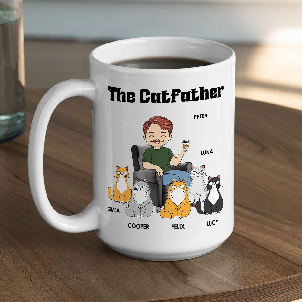 The Cat Parents - Personalized Custom Coffee Mug - Image 3