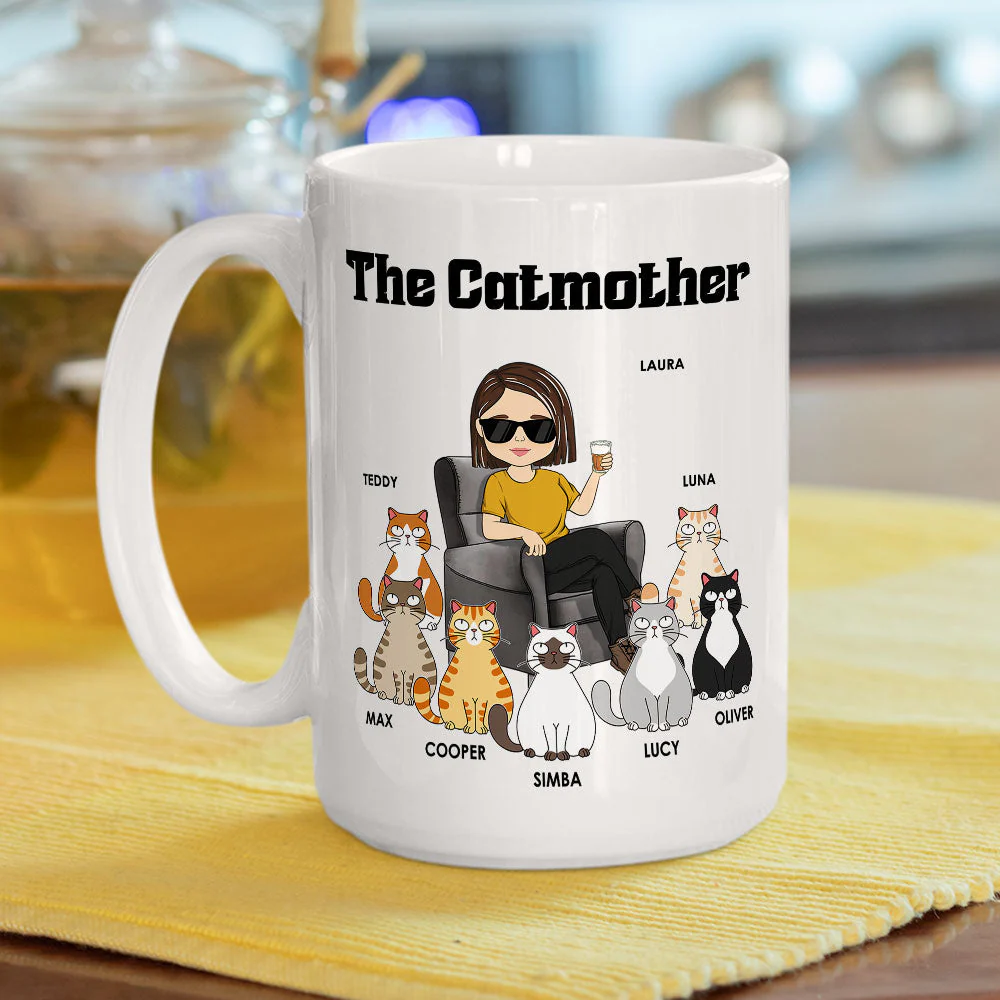 The Cat Parents - Personalized Custom Coffee Mug - Image 4