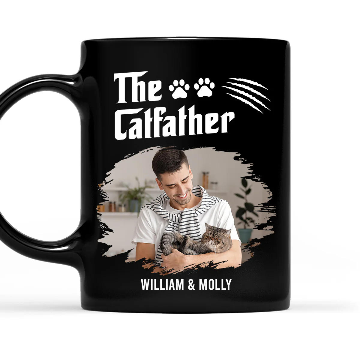 The Catfather Dark Ver Photo - Personalized Custom Coffee Mug
