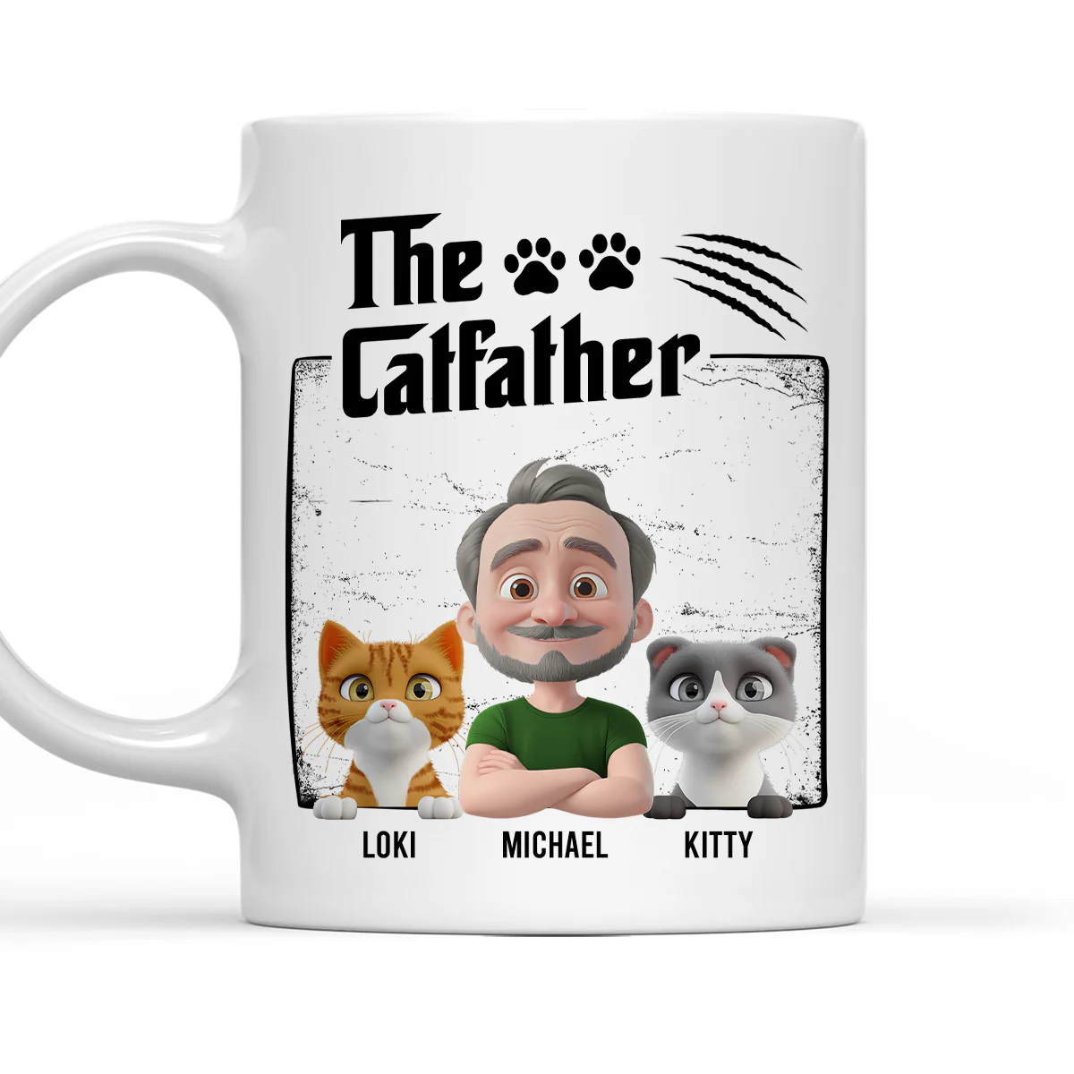 The Catfather - Personalized Custom Coffee Mug