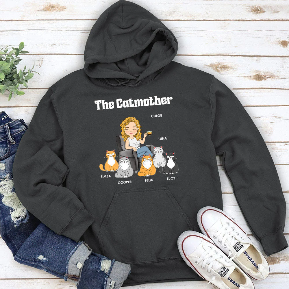 The Catmother - Personalized Custom Hoodie - Image 4