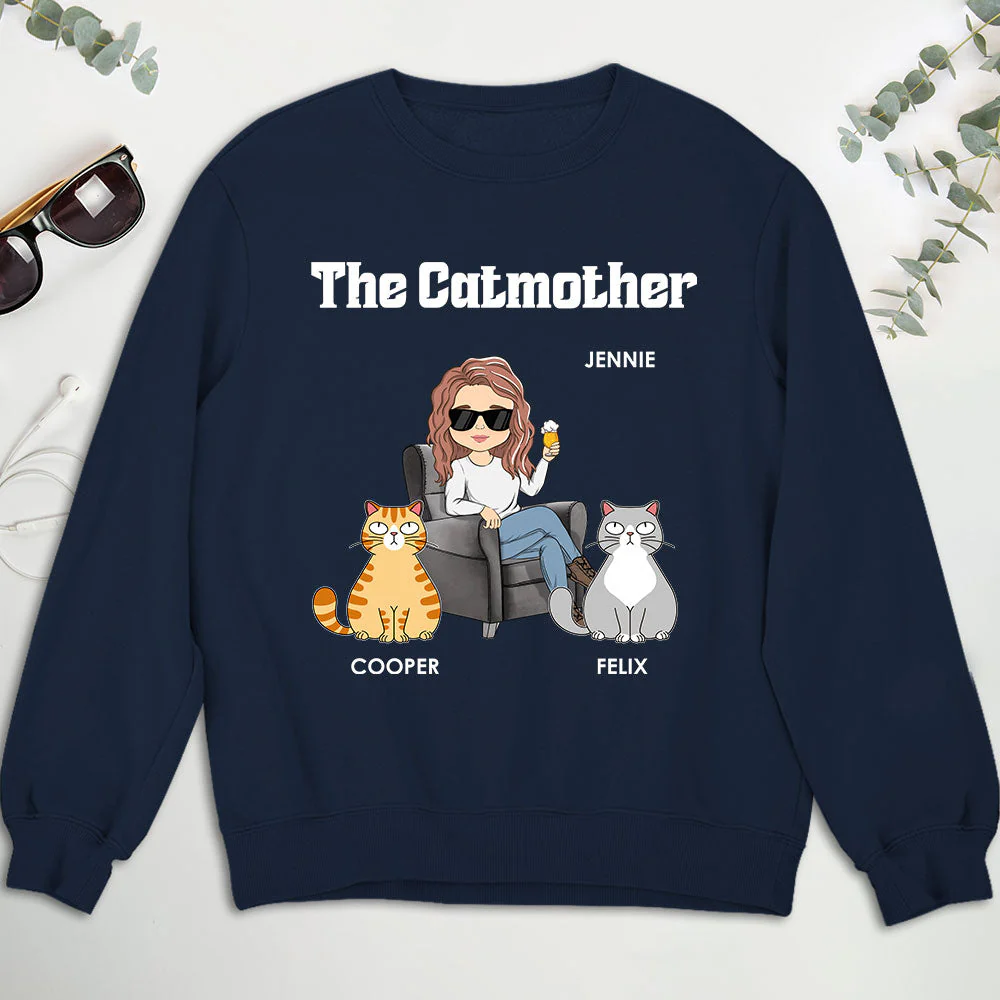 The Catmother - Personalized Custom Sweatshirt - Image 2