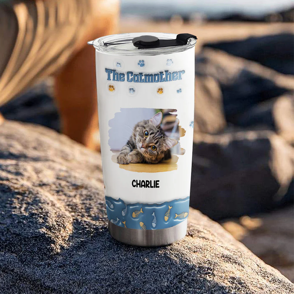 The Catmother Version Photo 2 - Personalized Custom 3D Inflated Effect Tumbler