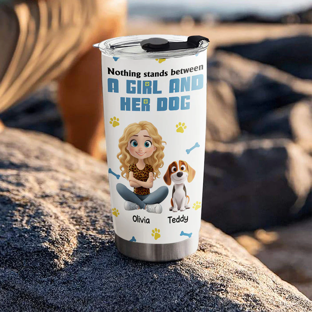 The Cutest Duo - Personalized Custom Tumbler  - Image 3