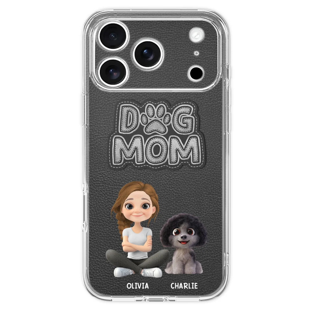 The Dog Mom - Personalized Custom 3D Effect Phone Case - Image 28