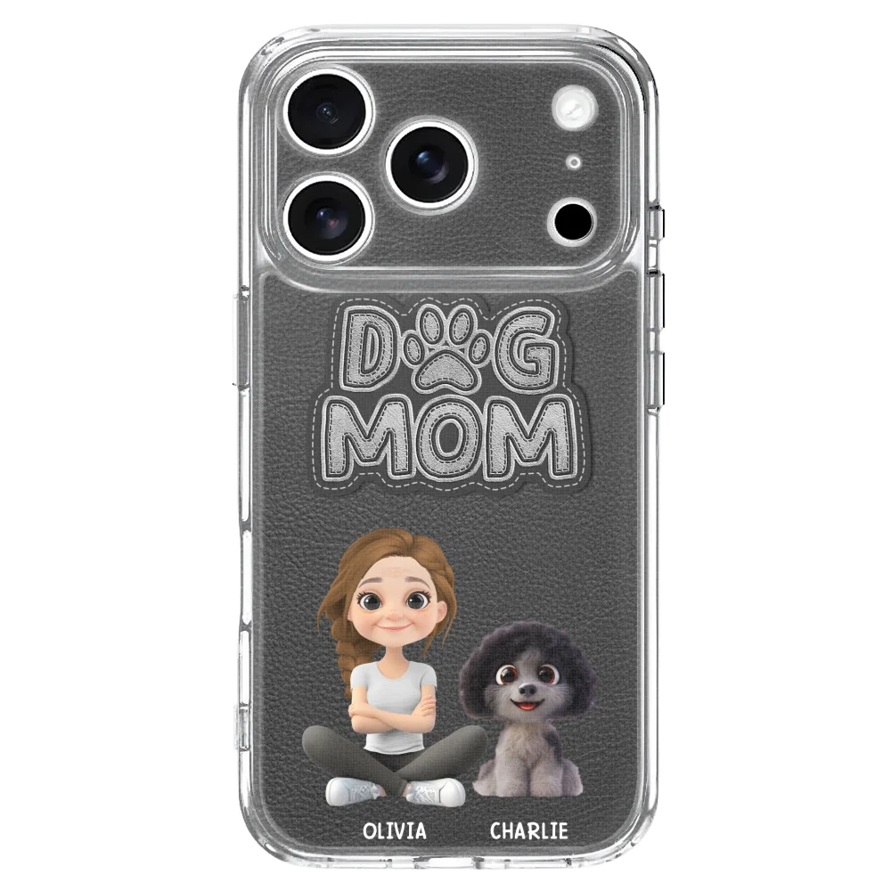 The Dog Mom - Personalized Custom 3D Effect Phone Case - Image 30