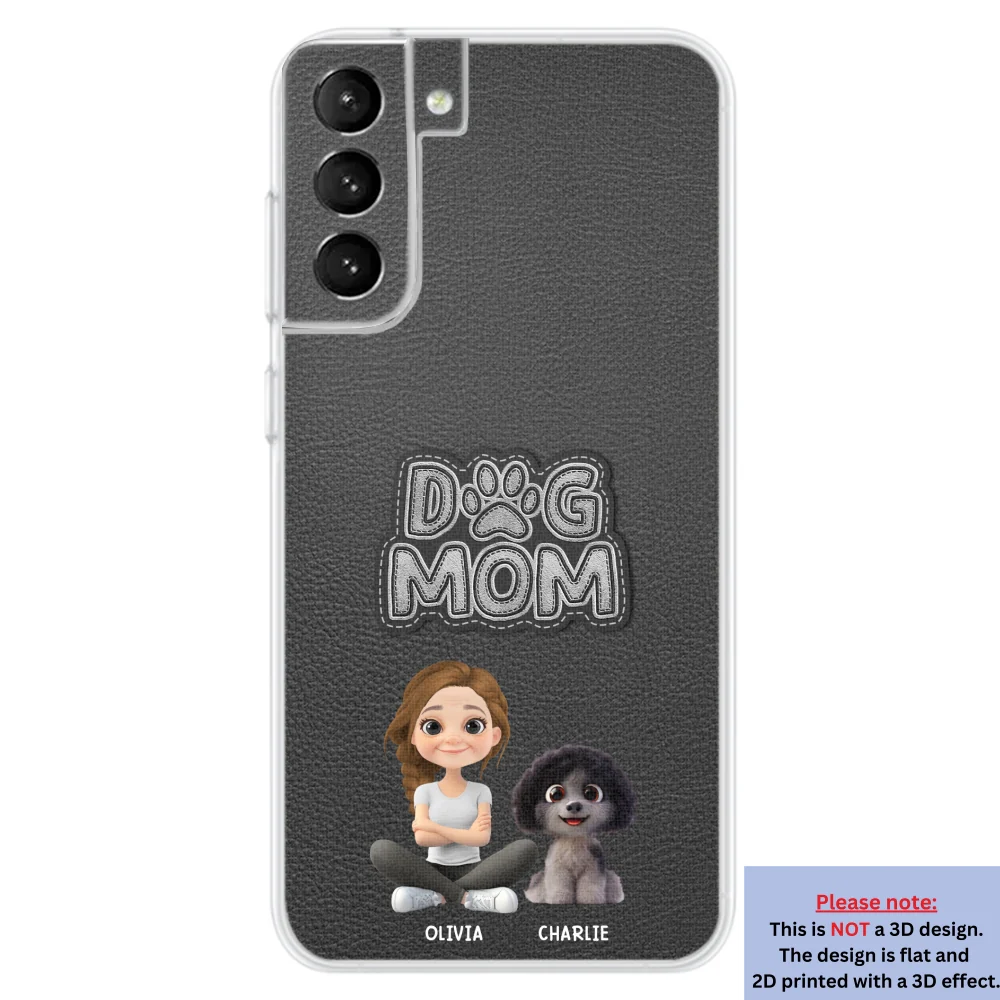 The Dog Mom - Personalized Custom 3D Effect Phone Case - Image 32