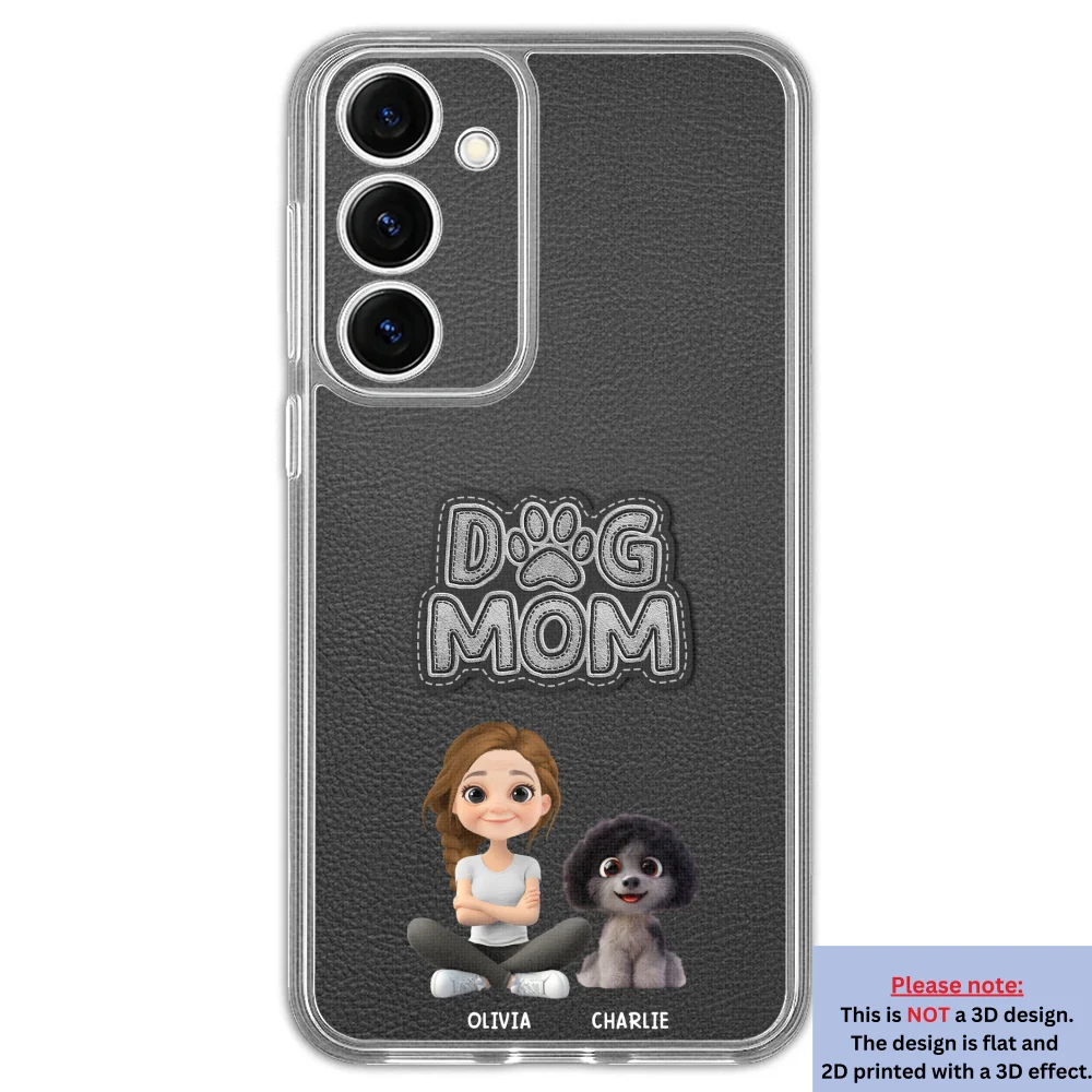 The Dog Mom - Personalized Custom 3D Effect Phone Case - Image 37