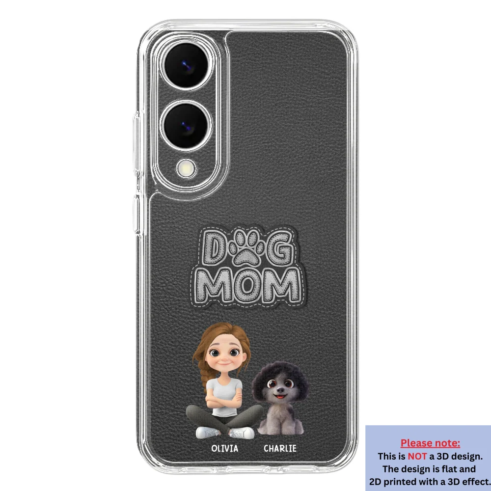 The Dog Mom - Personalized Custom 3D Effect Phone Case - Image 38