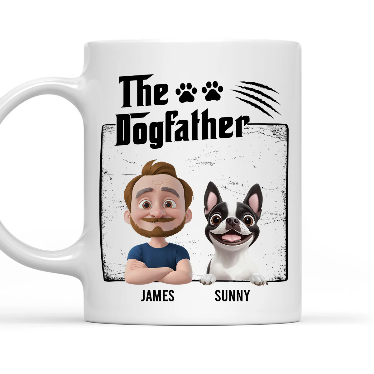 The Dogfather - Personalized Custom Coffee Mug