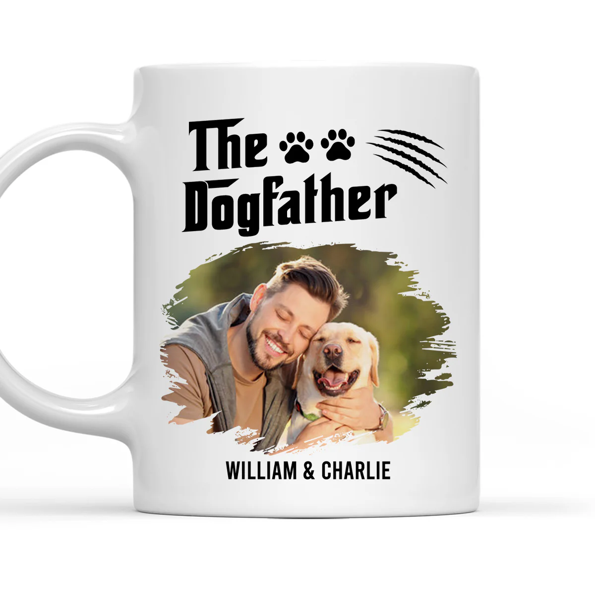 The Dogfather Photo - Personalized Custom Coffee Mug