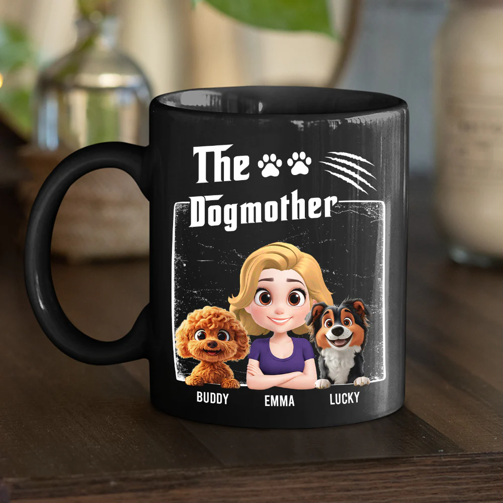 The Dogmother Dark Ver - Personalized Custom Coffee Mug - Image 2