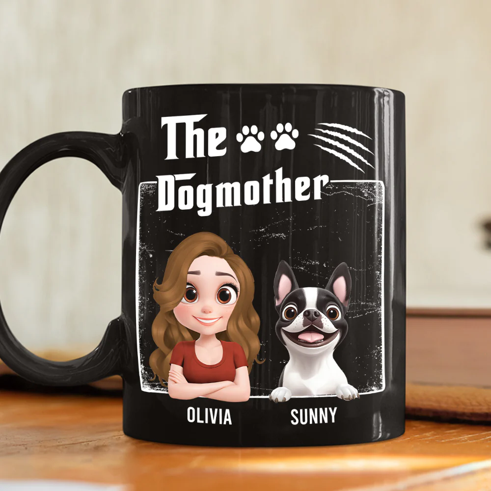 The Dogmother Dark Ver - Personalized Custom Coffee Mug - Image 3