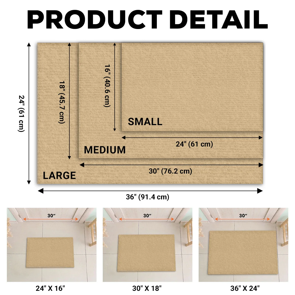 The Door Should Be Closed Ver Dog Photo - Personalized Custom 3D Effect Doormat - Image 3