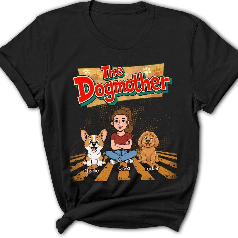 The Father Of Baby Dog - Personalized Custom Women's T-Shirt