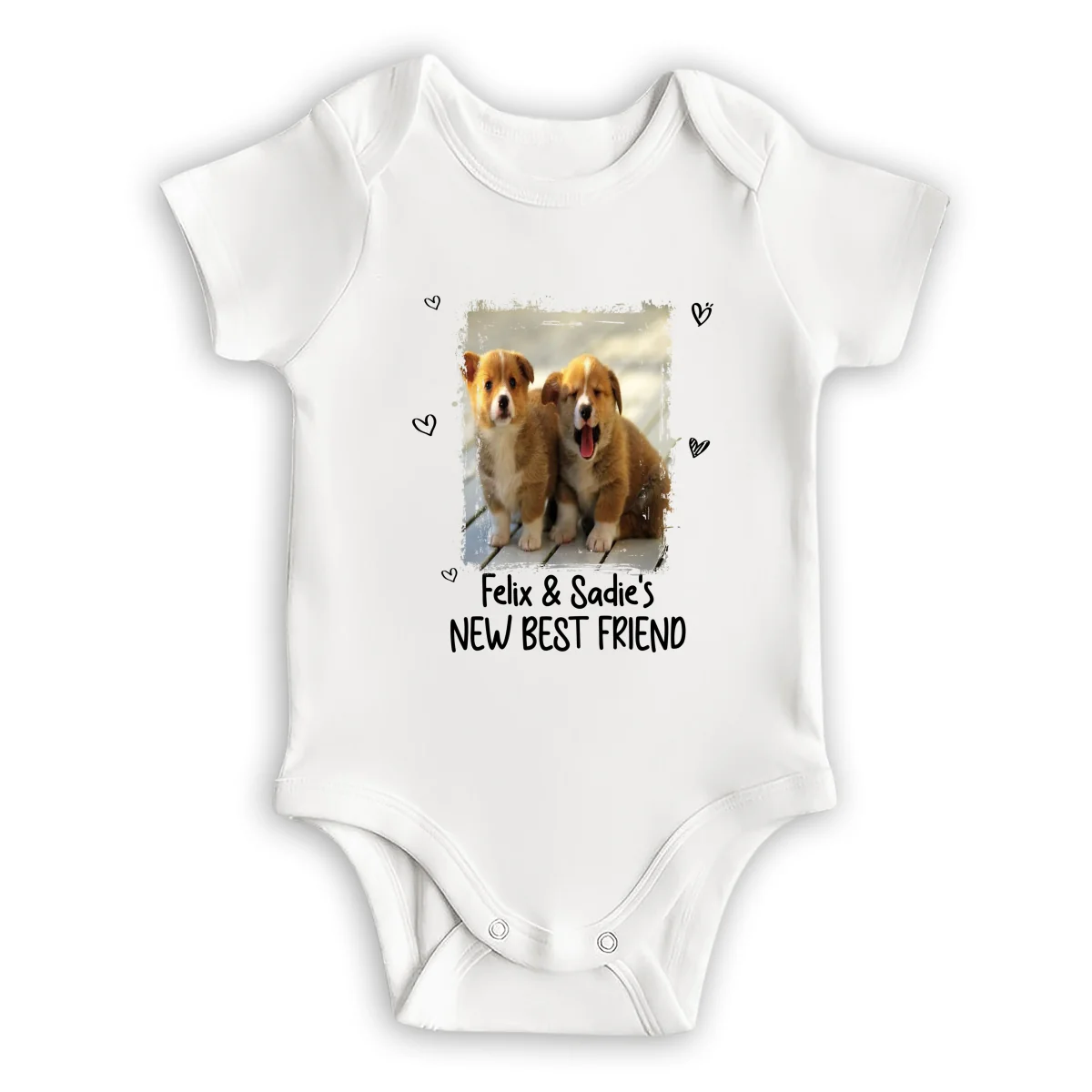 The Friend I Need Photo - Personalized Custom Onesie - Image 2