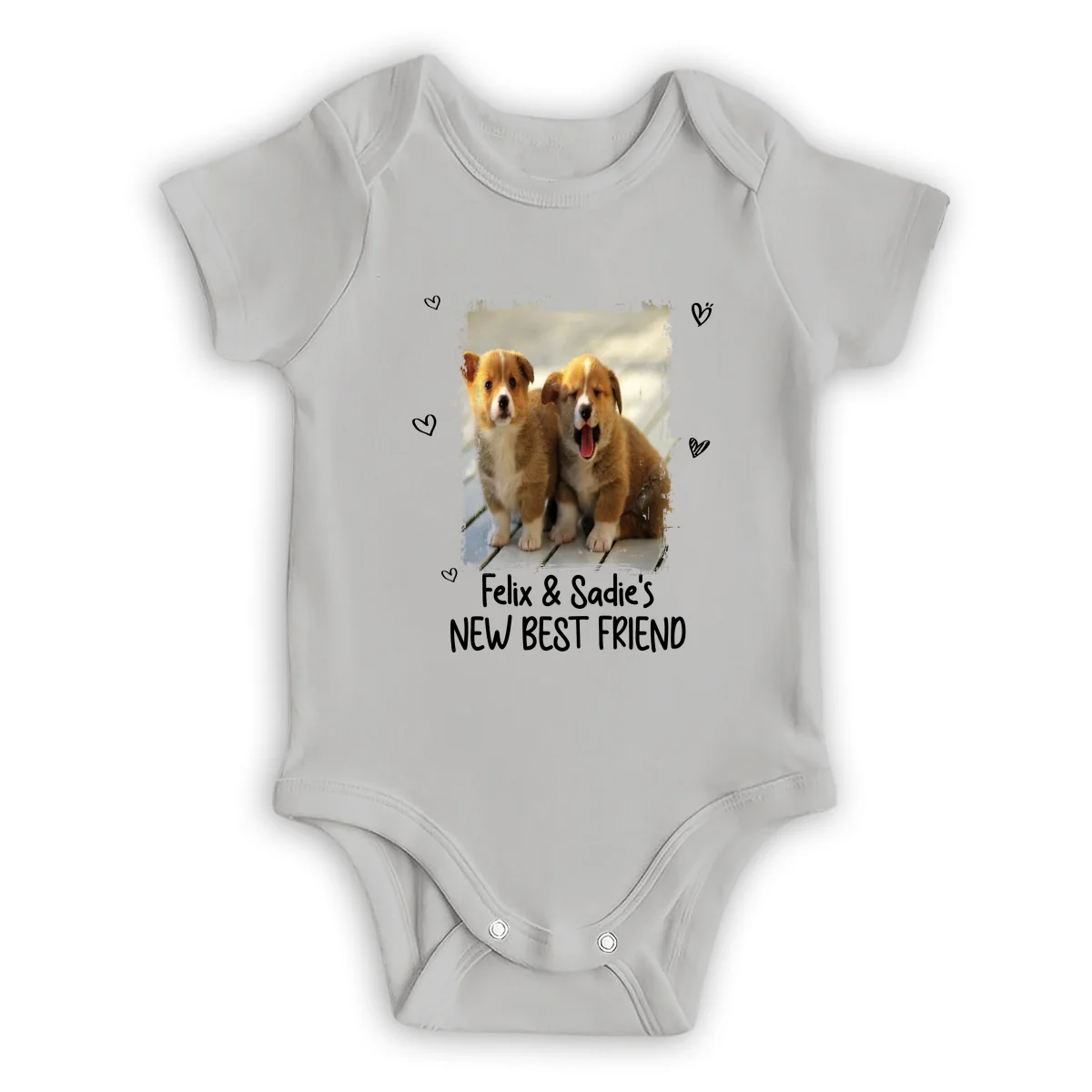 The Friend I Need Photo - Personalized Custom Onesie - Image 3