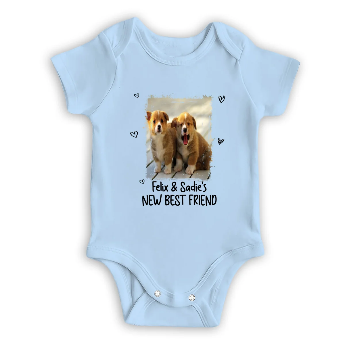 The Friend I Need Photo - Personalized Custom Onesie - Image 4