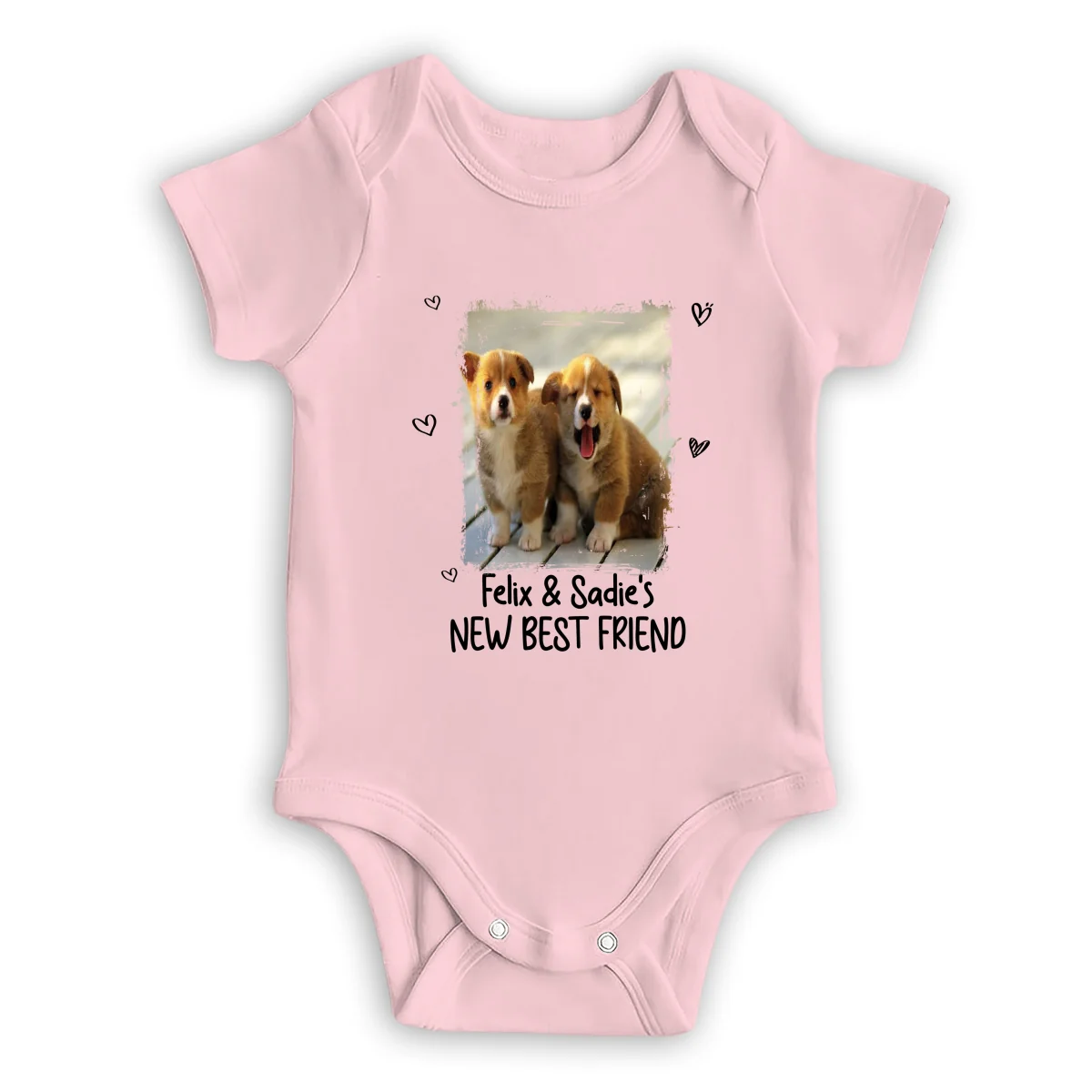 The Friend I Need Photo - Personalized Custom Onesie - Image 5