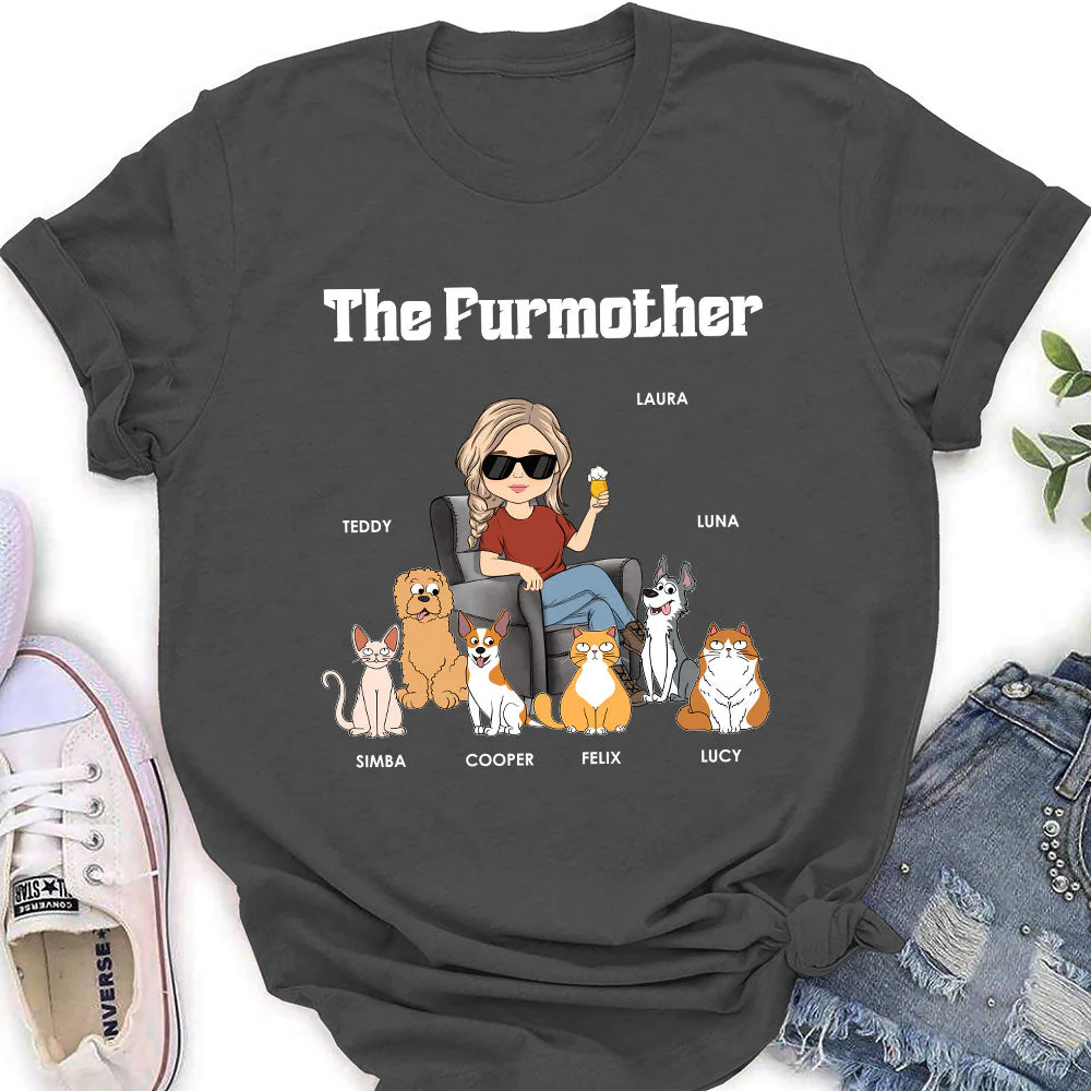 The Furparents - Personalized Custom Women's T-shirt - Image 4