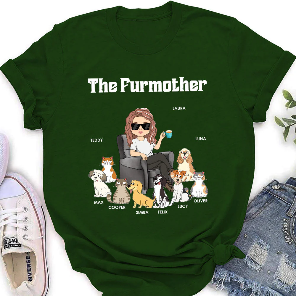 The Furparents - Personalized Custom Women's T-shirt - Image 5