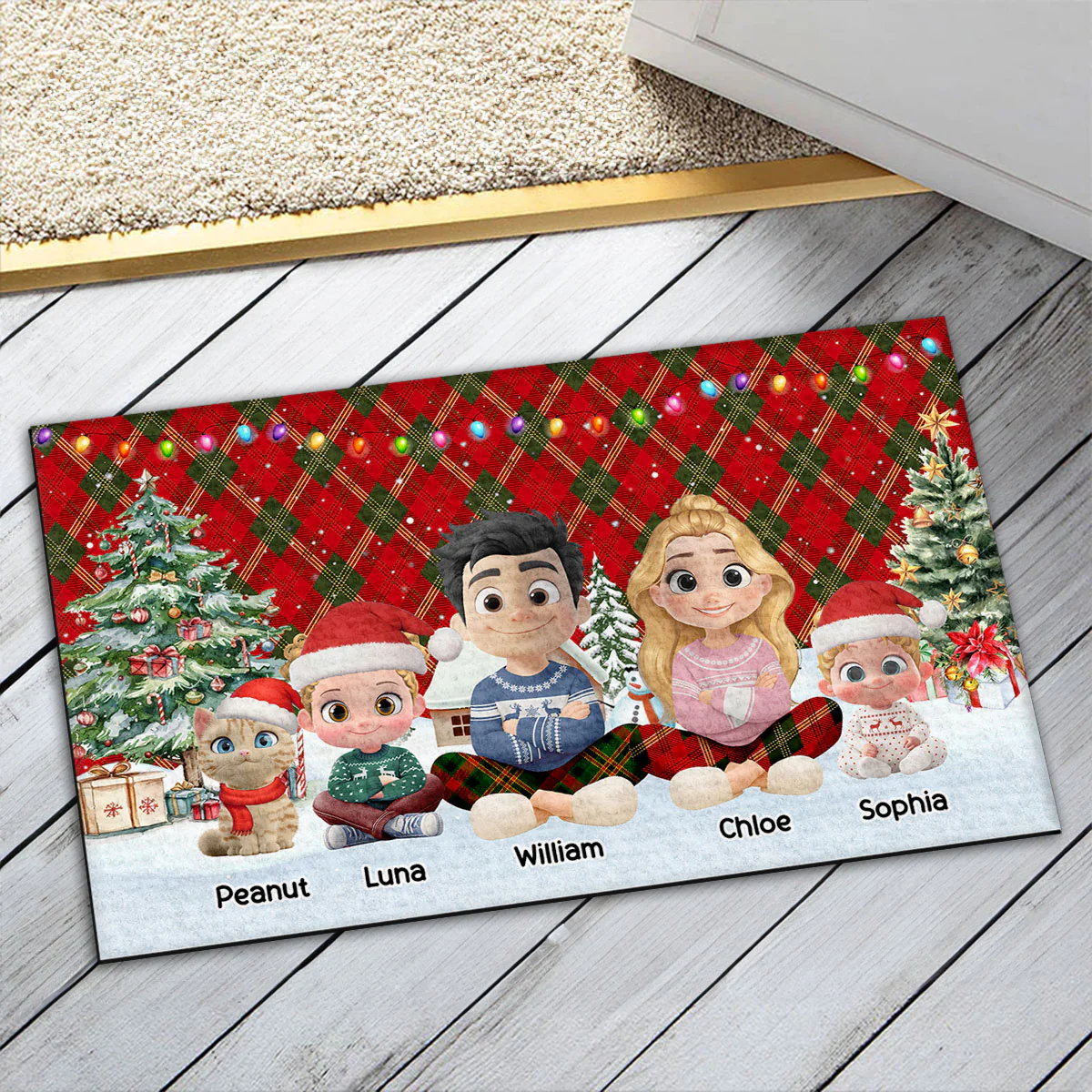 The Home Called Us - Personalized Custom Doormat - Image 3