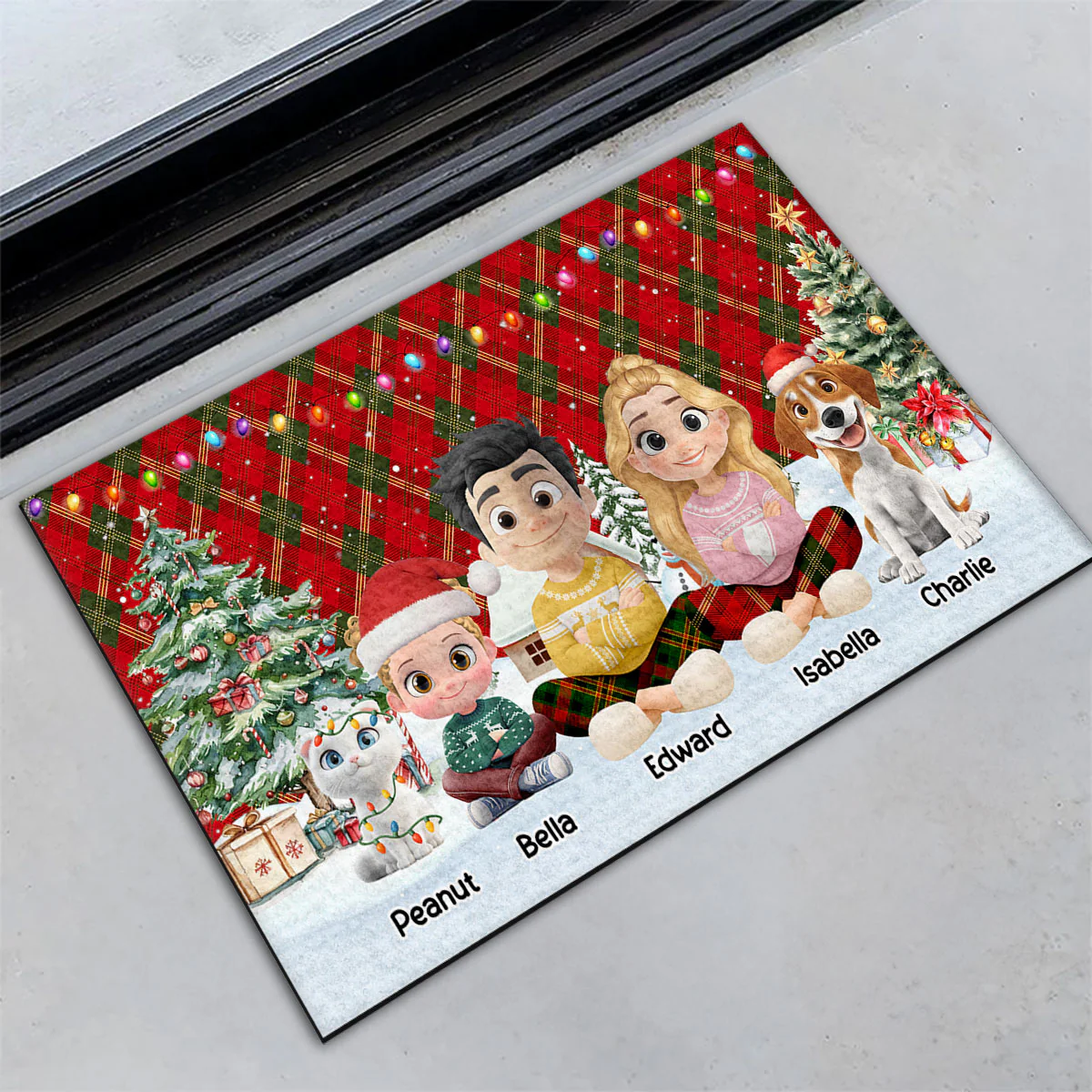 The Home Called Us - Personalized Custom Doormat - Image 5