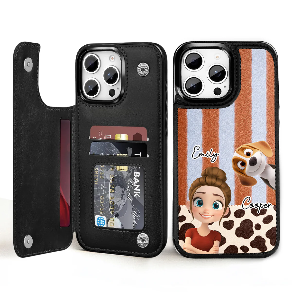The Mom They Need - Personalized Custom Leather Phone Case