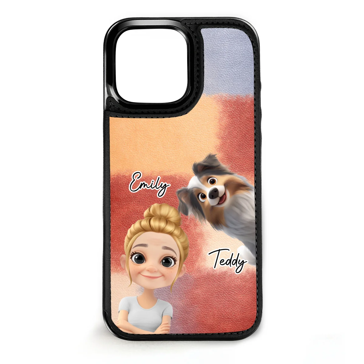 The Mom They Need - Personalized Custom Leather Phone Case - Image 8