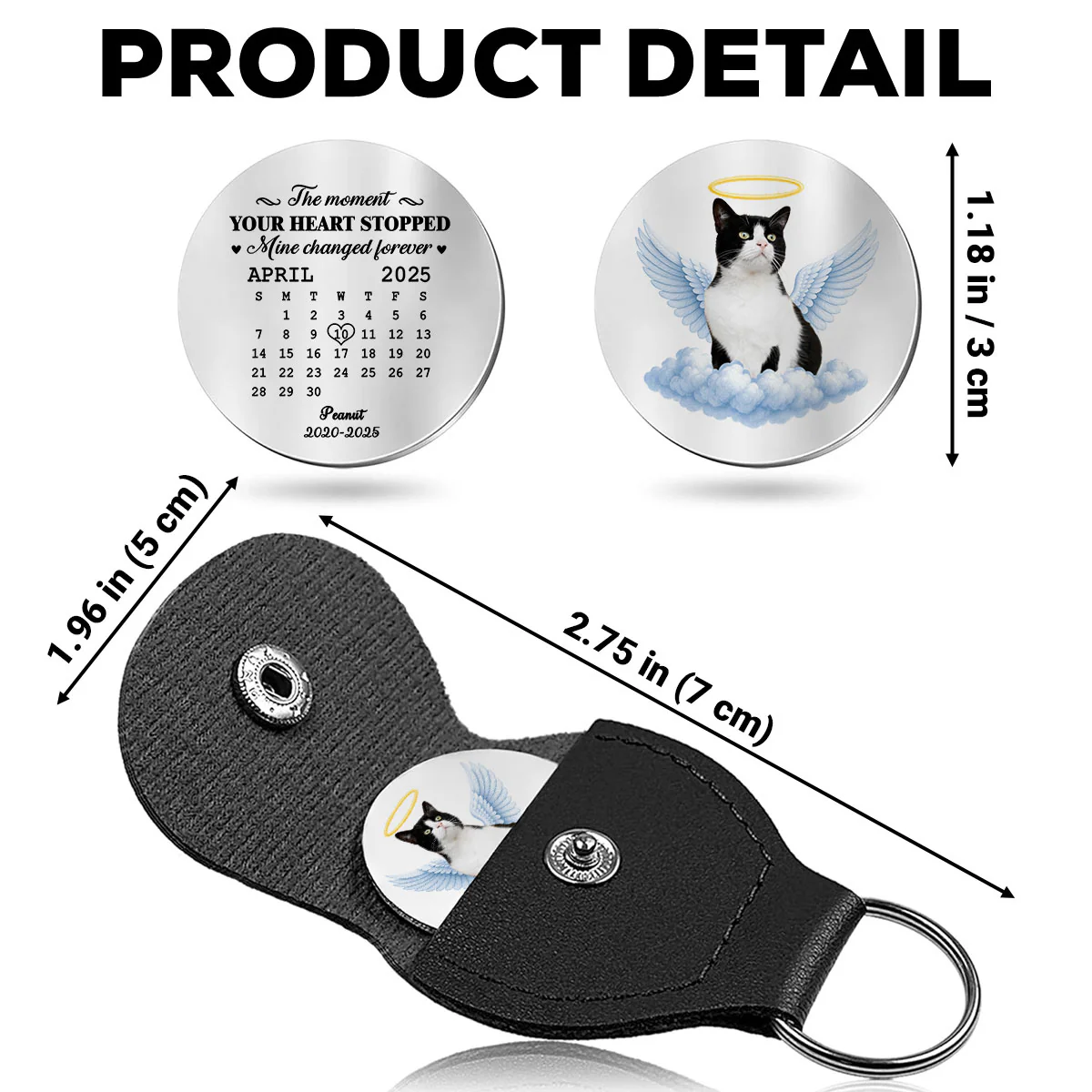 The Moment Your Heartn Stopped - Personalized Custom Pocket Hug - Image 6