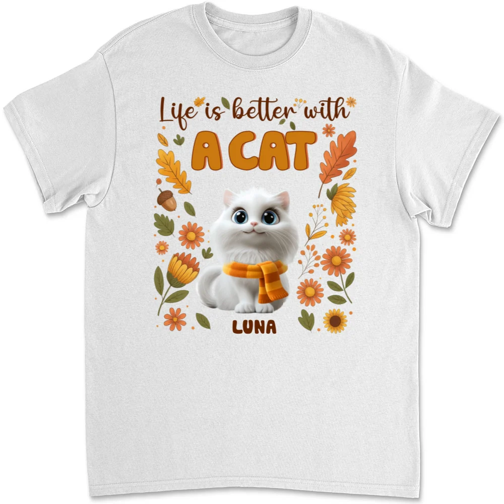 The More Cats The Better - Personalized Custom Unisex T-Shirt - Image 5