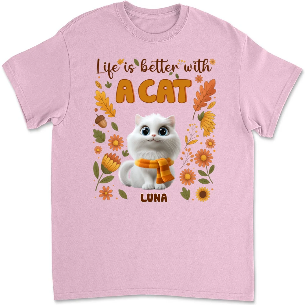 The More Cats The Better - Personalized Custom Unisex T-Shirt - Image 7