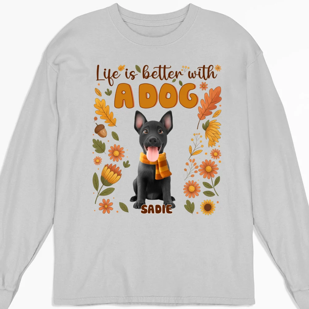 The More The Better - Personalized Custom Long Sleeve T-shirt - Image 3