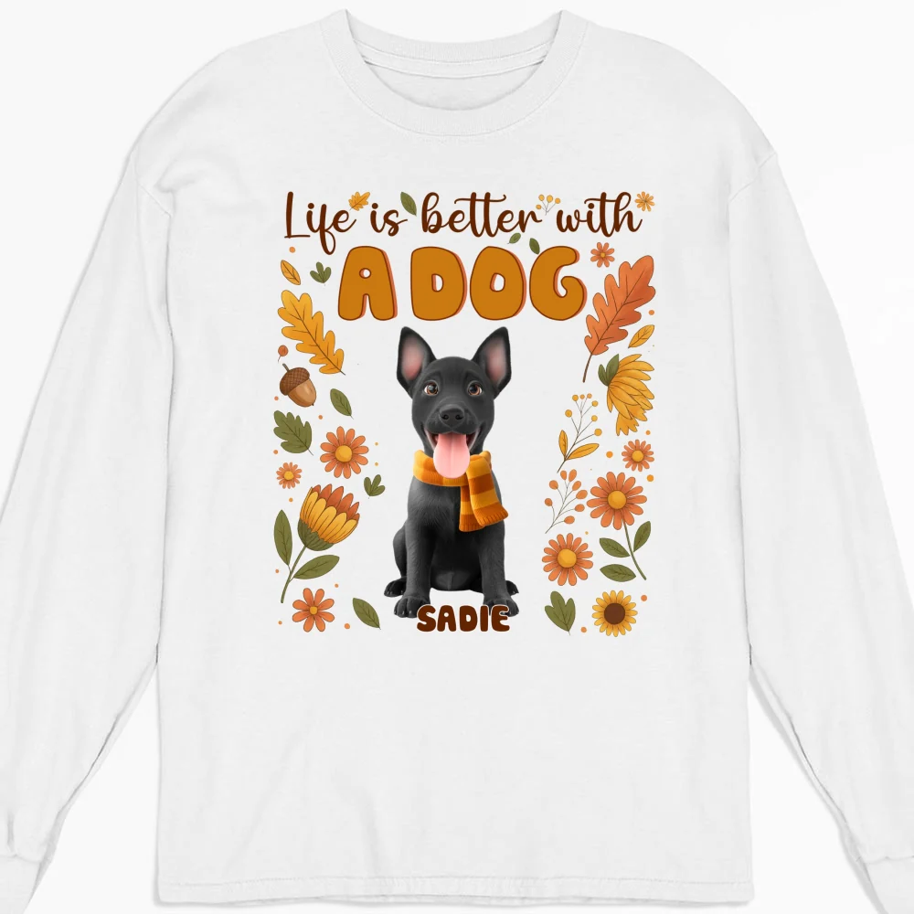 The More The Better - Personalized Custom Long Sleeve T-shirt - Image 4