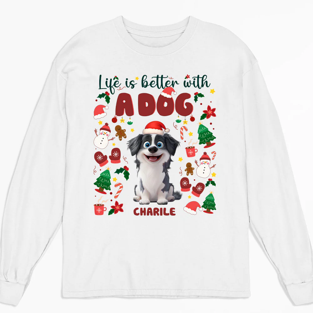 The More The Better Snow Ver - Personalized Custom Long Sleeve T-Shirt