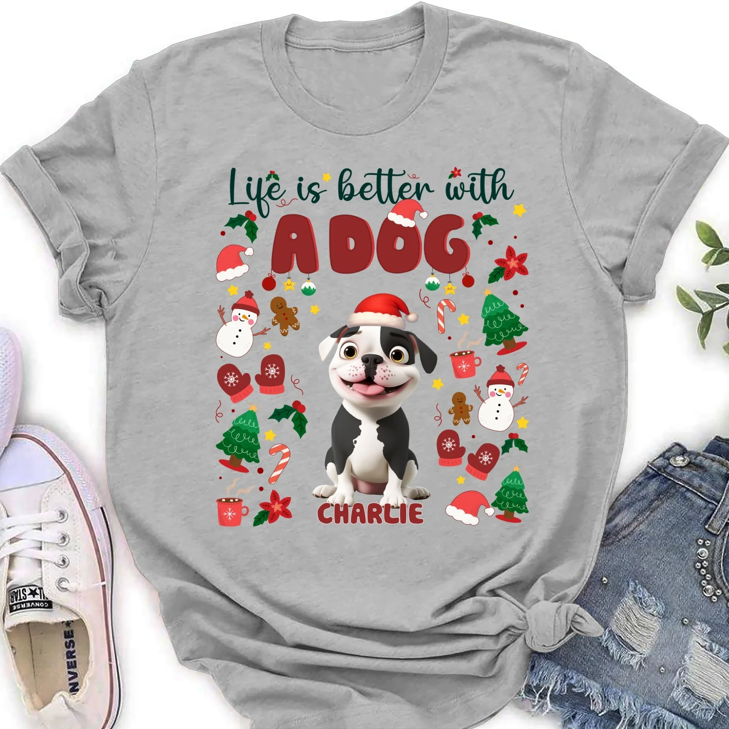 The More The Better Snow Ver - Personalized Custom Women's T-Shirt - Image 7