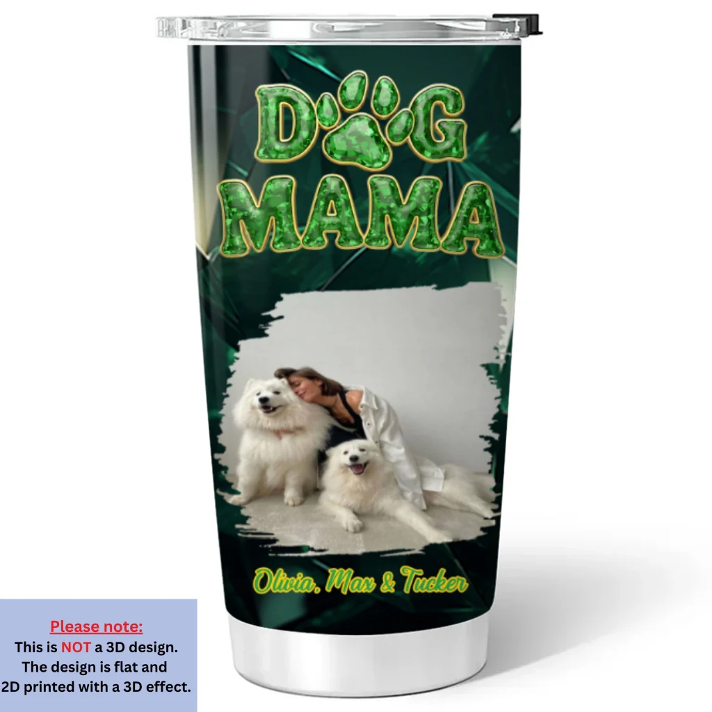 The Pearl Of My Eyes Photo - Personalized Custom 3D Effect Tumbler - Image 2