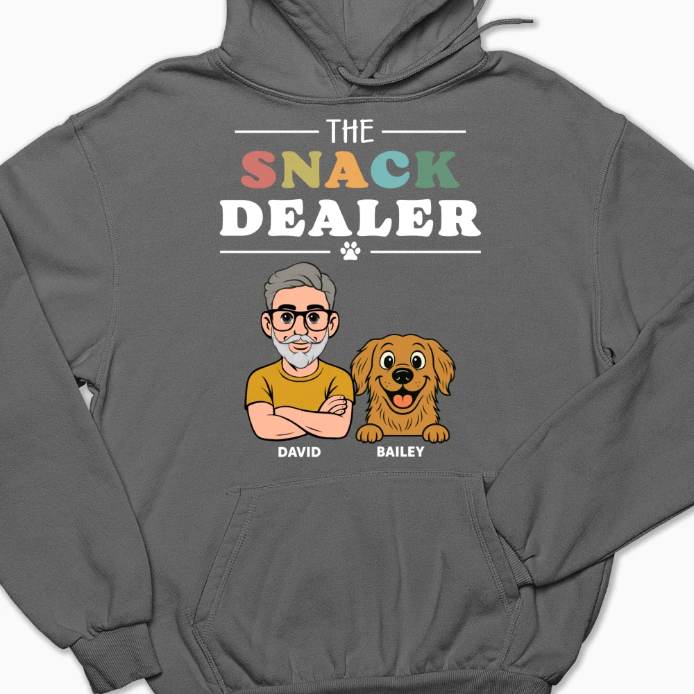 The Snack Dealer And Comic Dogs - Personalized Custom Hoodie - Image 10