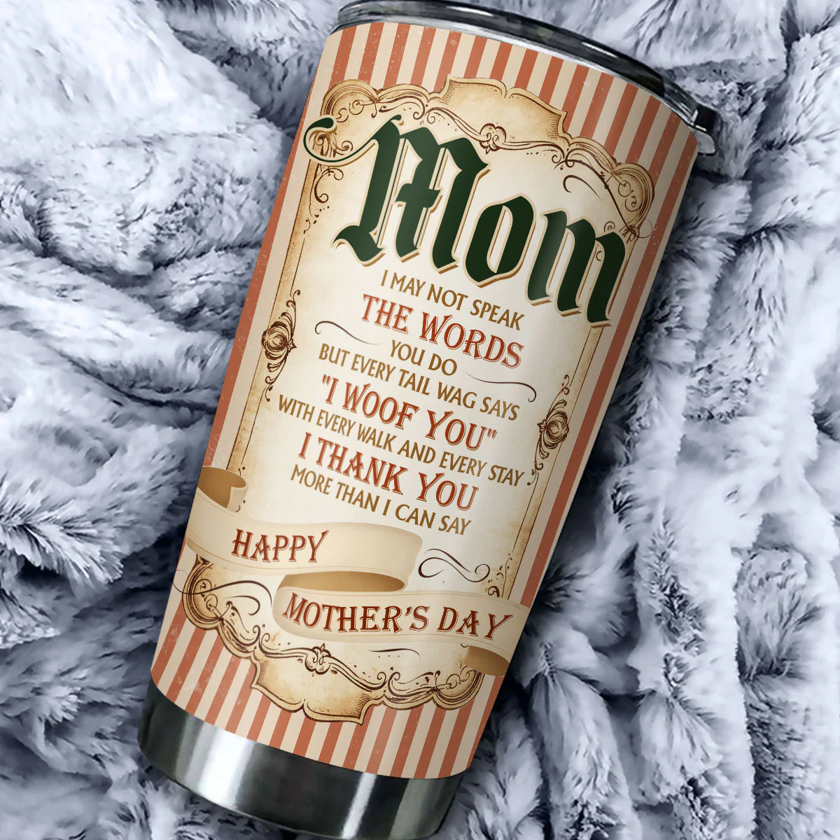 The Tail Wag Says - Personalized Custom Tumbler - Image 4