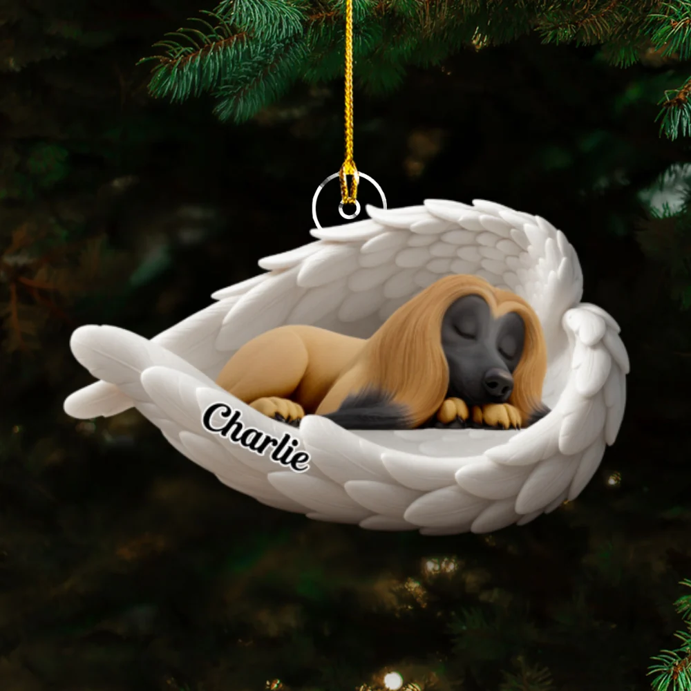The Wings Of My Dog - Personalized Custom Acrylic Ornament - Image 7