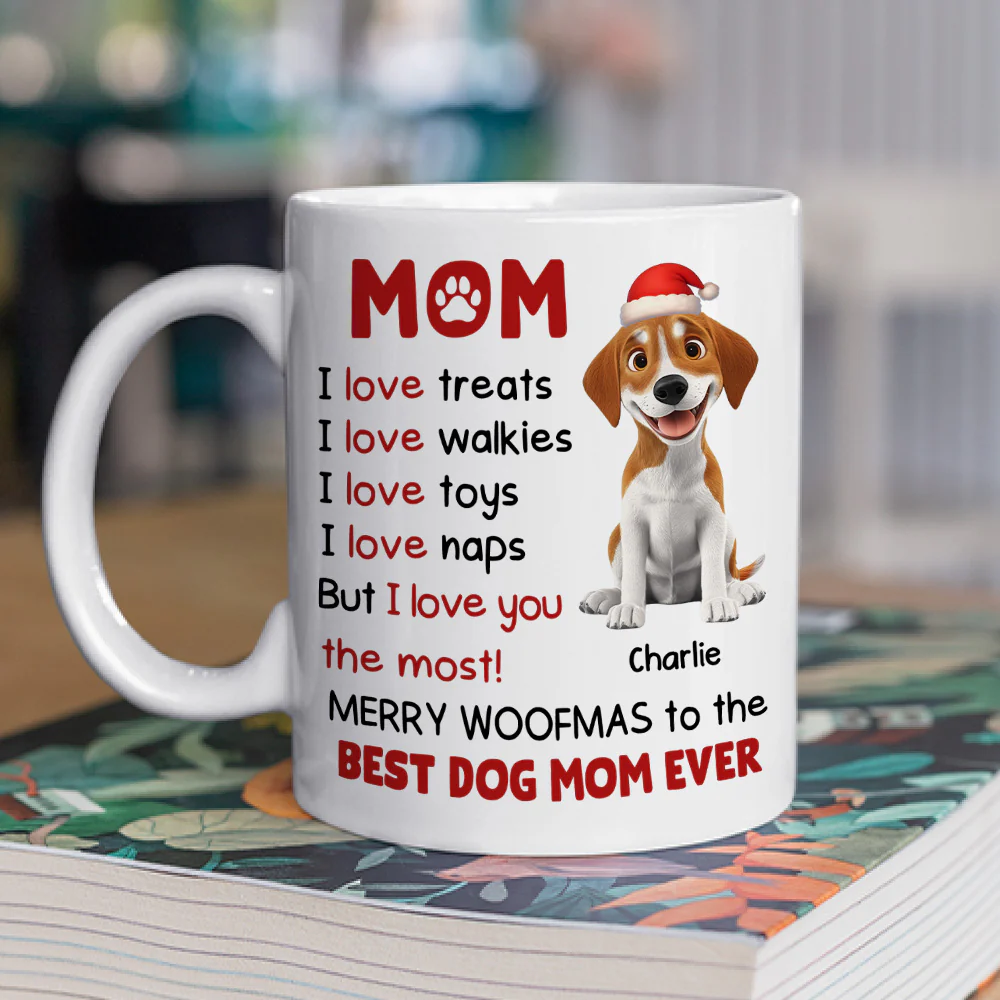 The Woofmas Wonder - Personalized Custom Coffee Mug - Image 3