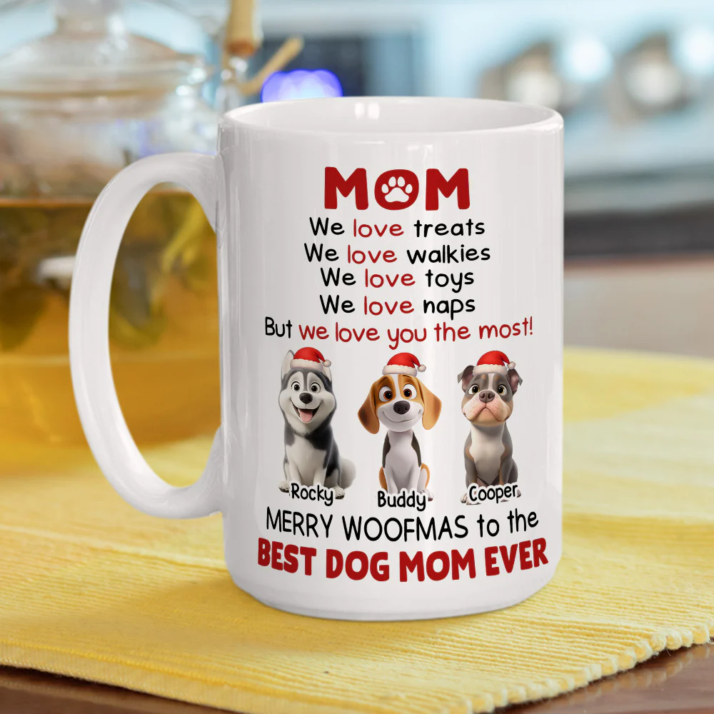 The Woofmas Wonder - Personalized Custom Coffee Mug - Image 6