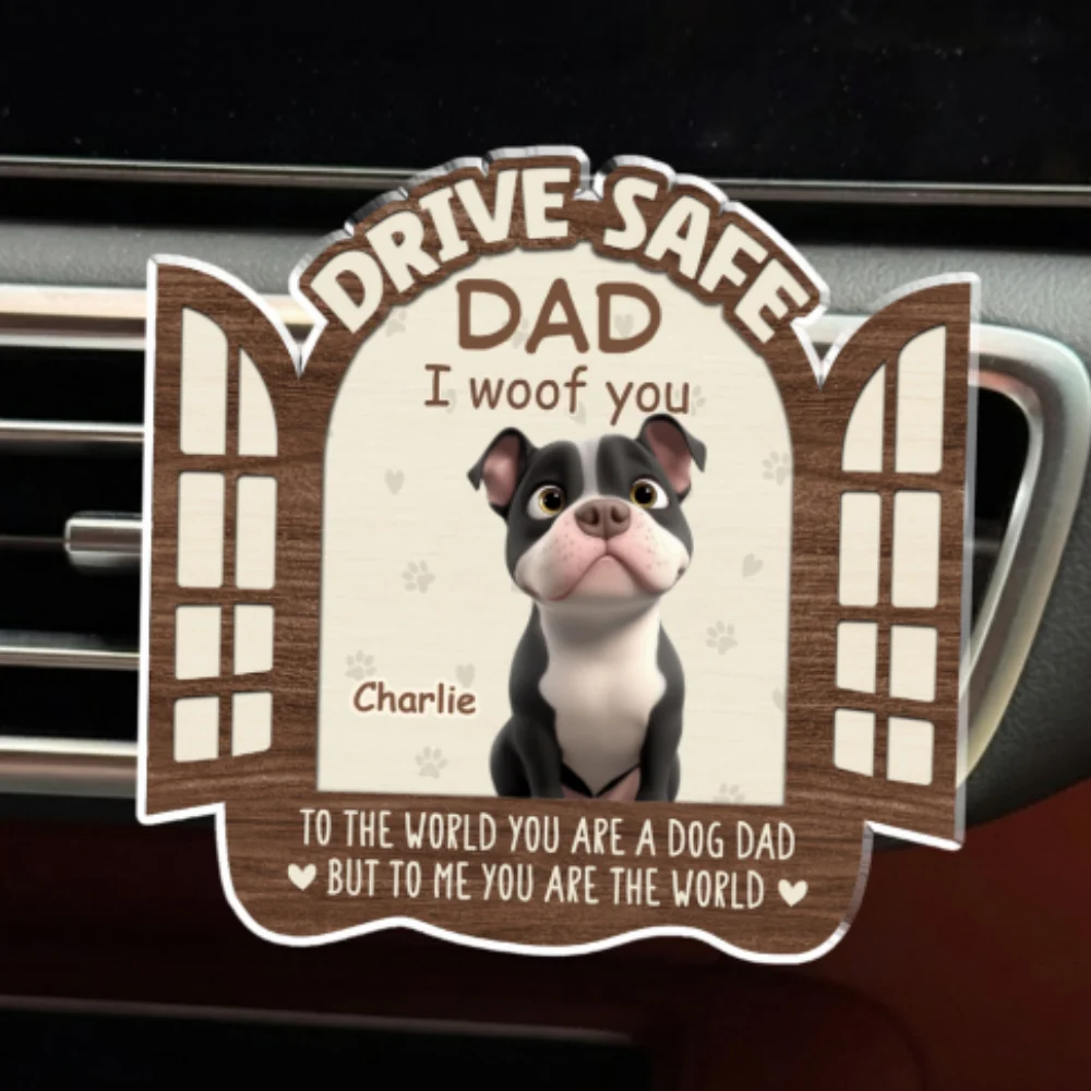 The World To Me - Personalized Custom Car Vent Clip - Image 6
