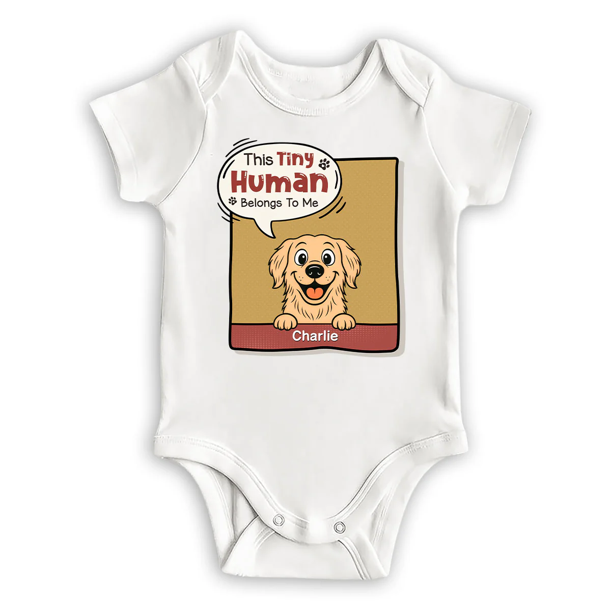 Their Paws Are Cute - Personalized Custom Baby Onesie