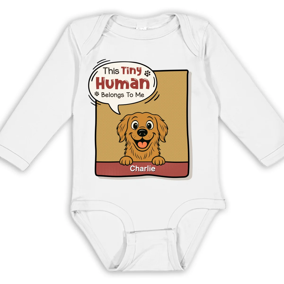 Their Paws Are Cute - Personalized Custom Baby Onesie - Image 6